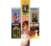 Eamufa Incarnations of Immortality Set (Books 1-7) 1983-1990; On a Pale Horse, Bearing an Hourglass, With a Tangled Skein, Weilding a Red Sword, Being a Green Mother, For Love of Evil, & And Eternity