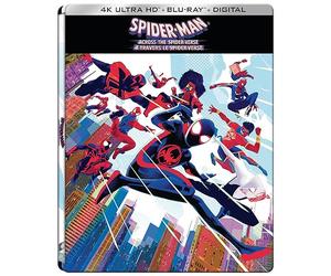 Eamufa Spider-Man Across the Spider-verse Limited Edition Steelbook [4K UHD + Blu-ray]