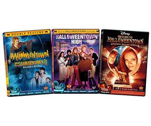 Eamufa The Complete Witches Series Halloweentown Disney Halloween Magic 1 & 2 Kalabar's Revenge + Halloweentown High School & Return to Halloweentown Teen family fun 4 Feature Movies Treat Pack