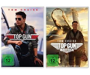 Eamufa Top Gun + Top Gun Maverick - 2 Filme im Set (2 DVDs)