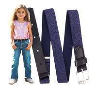 EANAGO Ceinture Glitter à Stretch >Princesse Anastasia<» pour Filles (3-15 ans) - Ceinture Ajustable Brillante 40-75 cm - Végan, Accessoire Mode, Idée Cadeau