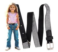 EANAGO Ceinture Glitter à Stretch >Princesse Anastasia<» pour Filles (3-15 ans) - Ceinture Ajustable Brillante 40-75 cm - Végan, Accessoire Mode, Idée Cadeau
