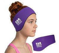 Ear Band-It Diadema natation (inventé par un médecin) retient l' eau, sous réserve le bouchons oreilles (sécurisé le bouchons oreilles) Les grands (âgés de 10 ans et adultes) Violet