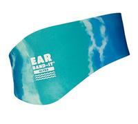 Ear Band-It Ultra Bandeau de natation (empêche l'eau d'entrer, tenir les bouchons d'oreille) Recommandé par les médecins Taille L (8 ans adultes) Tie Die Bleu
