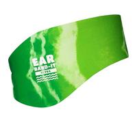 Ear Band-It Ultra Bandeau de natation (garde l'eau à l'extérieur, maintient les bouchons d'oreille) recommandé par les médecins Taille L (8 ans adultes) Tie Die Vert