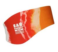 Ear Band-It Ultra Bandeau de natation (garde l'eau à l'extérieur, maintient les bouchons d'oreille) recommandé par les médecins Taille L (8 ans adultes) Tie Die Orange