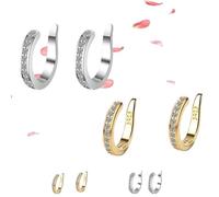 Ear Clip, Pierceless Ear Cuff, Thin Chunky Ear Cuffs Non Piercing for Women (2Pcs-C)