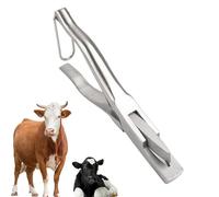 Ear Notcher Farm Animals - Pince De Marquage En Acier Inoxydable, Outil D'identification Des Animaux | Pince À Encocher Précise Pour Porcs, Bovins, Poignée Ergonomique, Dispositif D'identification Agr