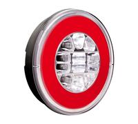 ear O-LED, Phare rond arrière 3 fonctions, 12/24V Homologation E