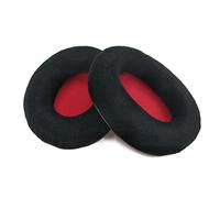 Ear Pads Pillow Cover 1 Pair Memory Foam Earpads Replacement Black Red for KHX-HSCP Cloud II 2 HSCD(Red)