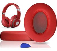 Ear Pads, Replacement Earpads for Beats Studio 3 and Studio 2 Over-Ear Headphones, Protein Leather Covered Earmuffs, Memory Foam Noise Supression