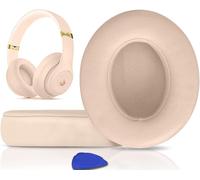 Ear Pads, Replacement Earpads for Beats Studio 3 and Studio 2 Over-Ear Headphones, Protein Leather Covered Earmuffs, Memory Foam Noise Supression