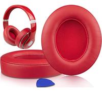 Ear Pads, Replacement Earpads for Beats Studio 3 and Studio 2 Over-Ear Headphones, Protein Leather Covered Earmuffs, Memory Foam Noise Supression