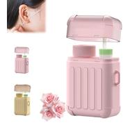 Ear Piercing Cleaning Kit, Ear Hole Ear Care Kit Disposable Earrings Hole Cleaner Ear Piercing Care Cleaning Tool Ear Hole Cleaning Line Ear Piercing Cleaning Floss for Girls Women Men (Rose, 180 PCS)