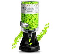 EAR PROTECT Distributeur de bouchons d'oreille de qualité supérieure avec 1000 bouchons d'oreille (500 paires) - Distributeur professionnel de bouchons d'oreille pour les entreprises, Distributeur de