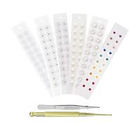 Ear Seeds Acupuncture Kit, 100-120 Pièces Graine Auriculotherapie avec Stylo Acupuncture, Patch Acupression pour Détente et Bien-être Mixed pack (120 pieces)