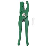 Ear Tag Plier Livestock Ear étiquette applicateur Aluminium ALLIAGE PORTABLE Notcher d'oreille pour bovins Pigs Sheep Goats Deer Dogs Home Farm Utiliser Green