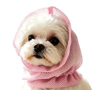 Ear Wrap for Dogs - Pet Head Net Protector, Breathable Head Cover