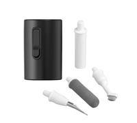 Earbud Cleaning Kit, Wireless Earbuds Brush, Multifunctional Detailing Tool, Precision Cleaner for Keyboard, Camera, Earphone, Headset, Ideal for Daily Use, 2.04 inch Black, White