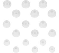 Earbudz Lot de 10 paires d'embouts en silicone pour écouteurs Transparent
