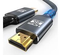 Eareyesail Câble HDMI 2.1 8 K de 3 m, 48 Gbit/s ultra haut débit pour jeux vidéo, compatible 8K @ 60 Hz/4K @ 120 Hz, eARC, HDR dynamique, HDCP 2.2/2.3, 3D, VRR pour moniteur 120 fps PS5/PS4/X-Box/Roku