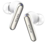 EarFun Air 2 NC, Écouteurs Bluetooth sans Fil adaptatifs à réduction du Bruit 6 micros AI ENC, Son Haute résolution, LDAC, 40h de Lecture, Connexion multipoint, Ajustement Confortable, Blanc