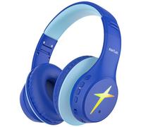 EarFun Casque Bluetooth Enfant avec Micro, 5 Modes LED, Bleu