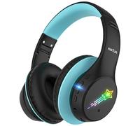 EarFun Casque Bluetooth Enfant avec Micro, 5 Modes LED, Noir