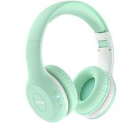 EarFun Casque d'écoute sans fil pour enfants, casque Bluetooth 5.4 pour enfant avec micro, volume limité à 85/94 dB, pliable, supra-auriculaire, son stéréo Hi-Fi, autonomie de 40 h, pour tablette
