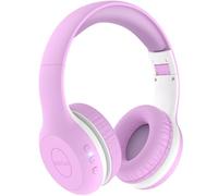 EarFun K2 Casque Bluetooth Enfant, Bluetooth 5.4, Volume Sécurisé à 85/94 DB, Son Hi-FI stéréo, 40 H d'autonomie, Pliable, Réglable, pour Tablette/téléphone/Pad/PC/École/Voyage, Violet