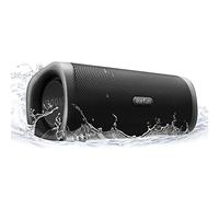 EarFun UBOOM L Enceinte Bluetooth- Portable, 28W Son Stéréo Puissant, Basses Riches, IP67 Étanche et Anti-poussière, Appairage Double, Micro Intégré, Faible Latence, pour Fête, Intérieur & Extérieur