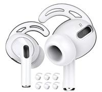 EarHooks Airpods Pro 1&2 Maintient Accrue et Protection Airpod pour Sport Oreille Couvertures de Crochets et Accesoires pour Apple air pod et Earpods Pro Casque écouteurs en Silicone (Blanc)