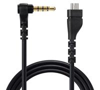 EARLA TEC Câble audio de rechange, compatible avec les casques de jeu sans fil SteelSeries Arctis 3/Arctis 5/Arctis 7/Arctis Pro (câble audio, noir)