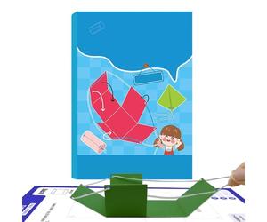 Early Development Educational Homeschool - Geometry Learning Workbook | Interactive Pull-String Geometry Learning Kit with Models - Classroom Teaching Supplies for Boys Student Children Toddlerz Girls