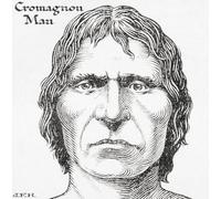 Early European Modern Humans or Cro-Magnons. Les premiers humains modernes (Homo sapiens) à s'installer en Europe migrant de l'Asie occidentale. Extrait du livre Outline of History de H.G. Wells