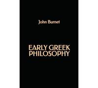 Early Greek Philosophy