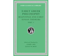 Early Greek Philosophy: Beginnings and Early Ionian Thinkers