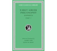 Early Greek Philosophy: Sophists
