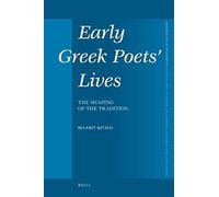 Early Greek Poets' Lives