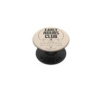 Early Hours Club Matin Running Coffee House Music PopSockets PopGrip Adhésif