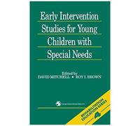 Early Intervention Studies For Young Children With Special Needs