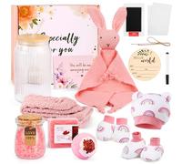 EARLY MINDS Coffret maman & bébé fille - essentiels nouveau-né; cadeau grossesse, gender reveal & baby shower; kit soins future maman après l’accouchement, idéal premières semaines