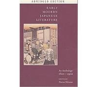 Early Modern Japanese Literature