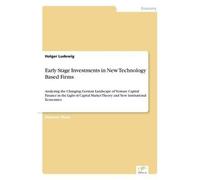 Early Stage Investments In New Technology Based Firms