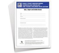 Early Start Denver Model Curriculum Checklist for Young Children with Autism Set of 15 Checklists Each a 16Page TwoColor Booklet by Geraldine Dawson Geraldine Dawson, Sally J. Rogers (Auteur)