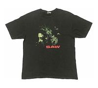 Early Y2K Saw Movie Promo T Shirt Horror Michael Myers Jason Black M