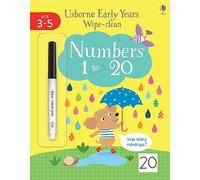 Early Years Wipe-Clean Numbers 1 to 20 (Usborne Early Years Wipe-clean)