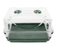 EarlyGrow Plateau de Germination bombé en polypropylène (PP), Vert, Moyen avec rallonge latérale