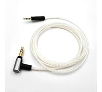 Earmax Câble audio OCC de 3,5 mm vers 2,5 mm compatible avec Sennheiser HD4.30 HD400S HD350BT HD4.40 HD4.50 HD4.40BT HD4.50BTNC HD458 HD458BT HD450BT Momentum Big Steam Chignon Petit chignon cuit à la