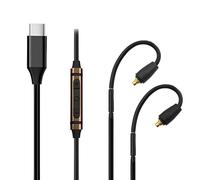 Earmax Câble de rechange USB type C vers IE 900 haute pureté 6N OCC 1,2 m compatible avec écouteurs Sennheiser IE 900 IE 600 IE 200 IE 300